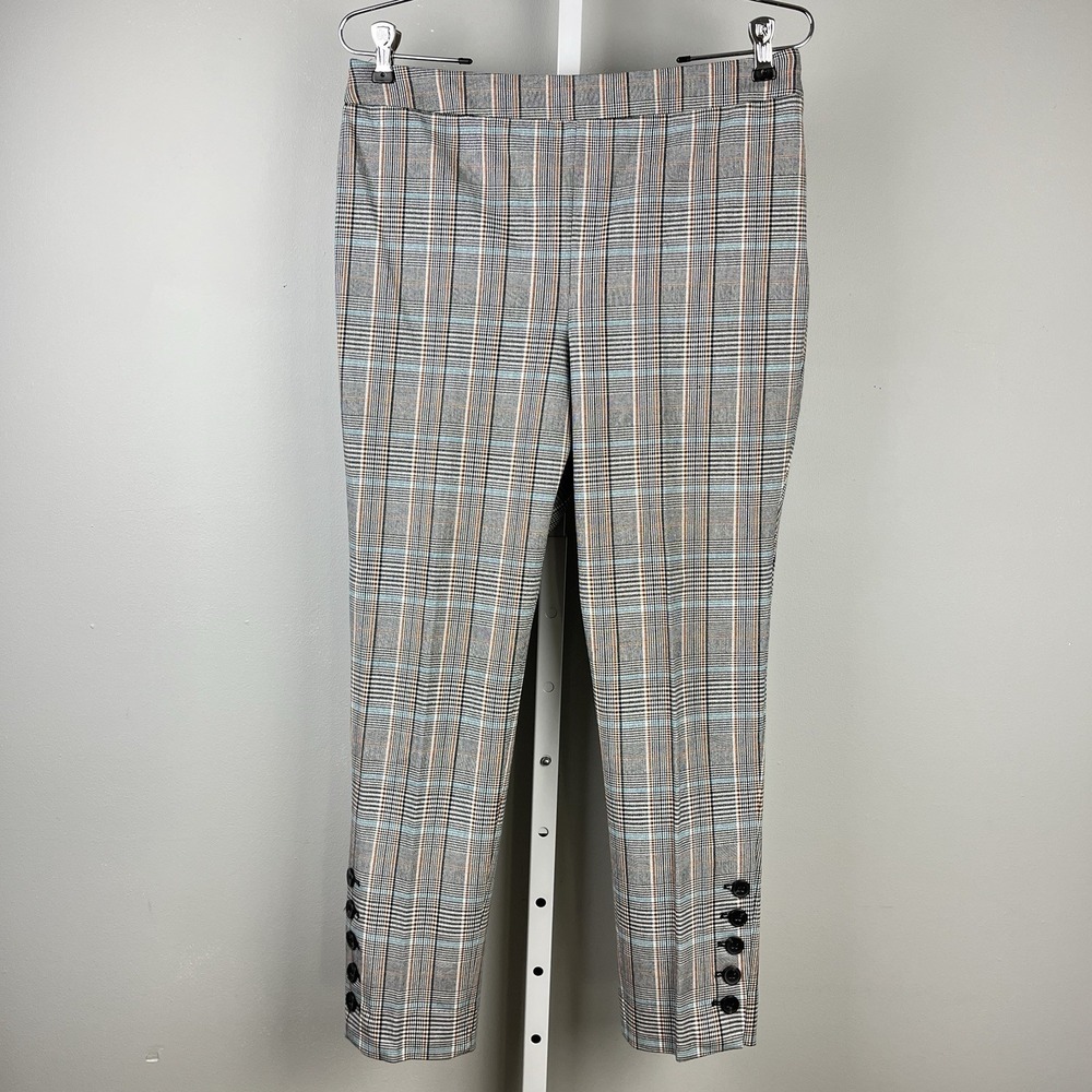 Talbots Petites Chatham Ankle Pants Womens 10P Plaid Career Old Money Classic - Picture 2 of 7